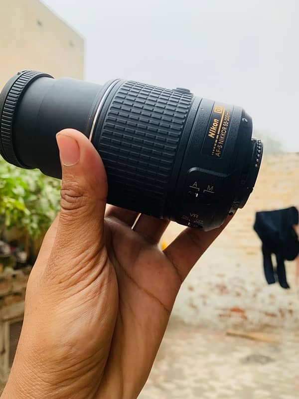 Nikon 55 200 auto focus zooming Vr lens whatsapp number 03274739624 1