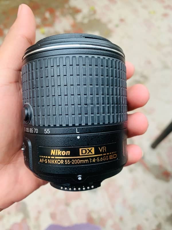 Nikon 55 200 auto focus zooming Vr lens whatsapp number 03274739624 3