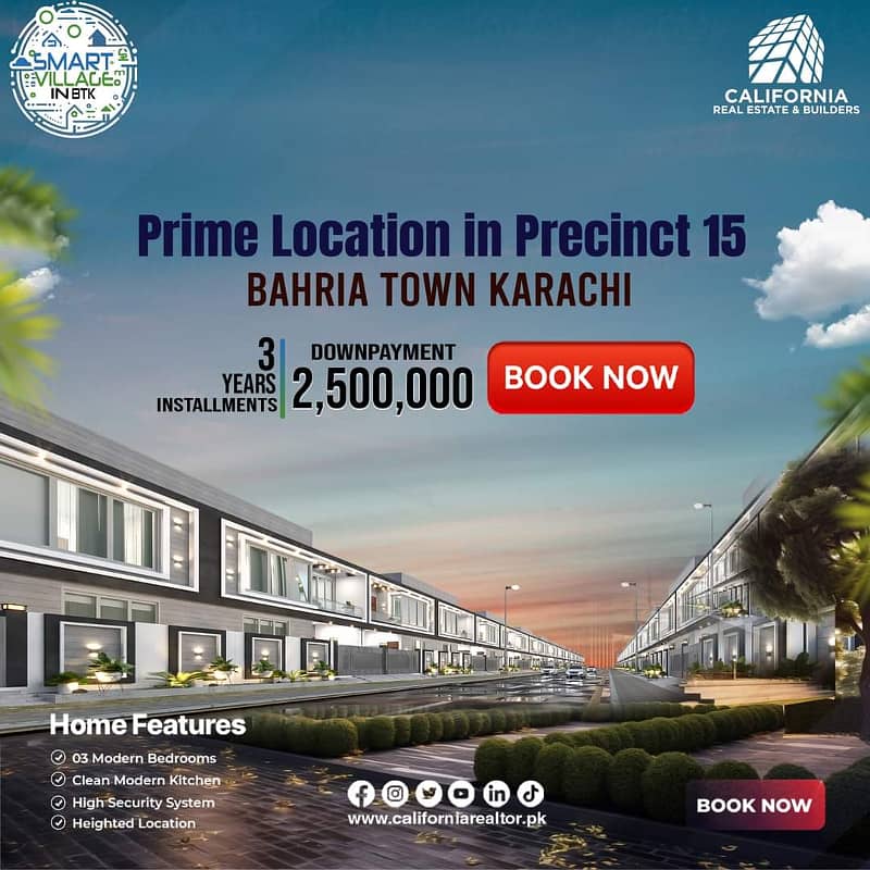 3 Bedrooms Luxury Villa Bahria Town Precinct 15-A (125 sq yrd) 1