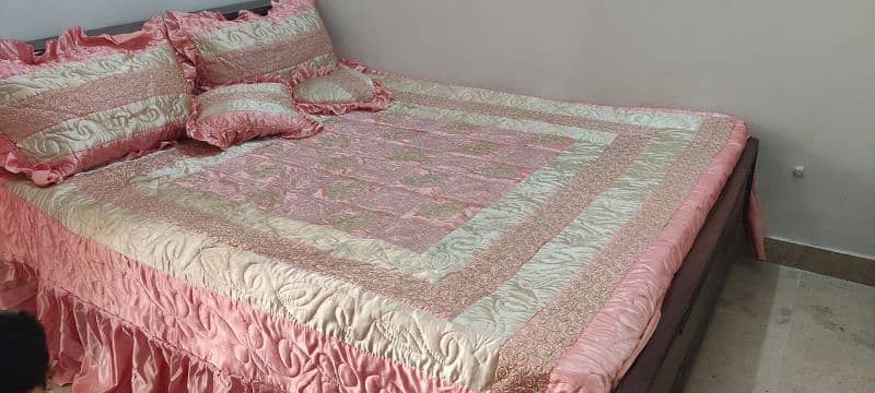 9 piece Fancy/Bridal Bedding Set (Without Filling) 4