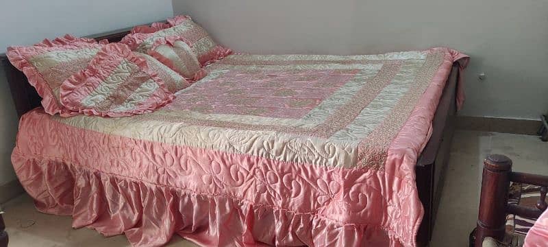 9 piece Fancy/Bridal Bedding Set (Without Filling) 5