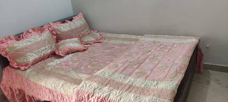 9 piece Fancy/Bridal Bedding Set (Without Filling) 7