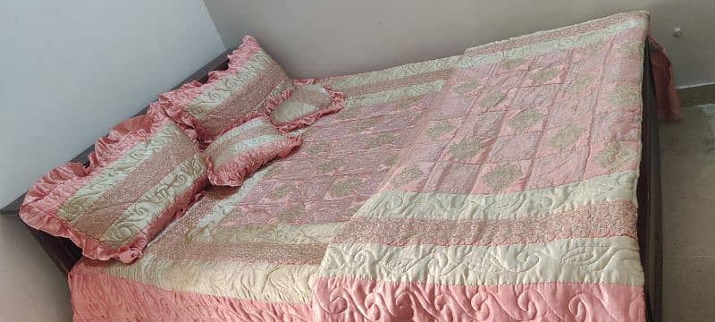 9 piece Fancy/Bridal Bedding Set (Without Filling) 8