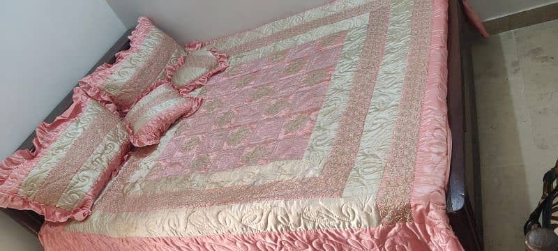 9 piece Fancy/Bridal Bedding Set (Without Filling) 11