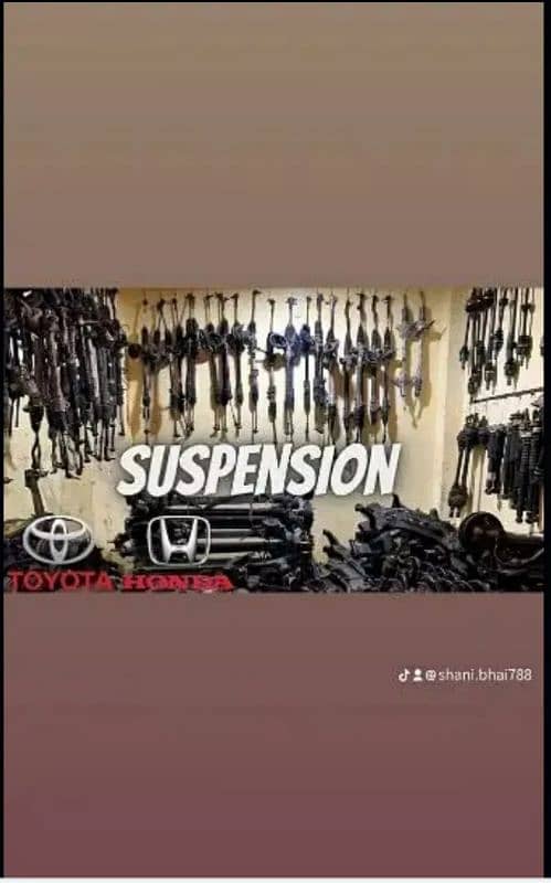 Car's Suspension Santro,Cultus,Alto,City,WagonR,Vitz,Civic,Corolla,Fx, 16