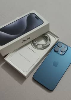 Iphone 15 pro max Blue Titanium(Non pta / jv)