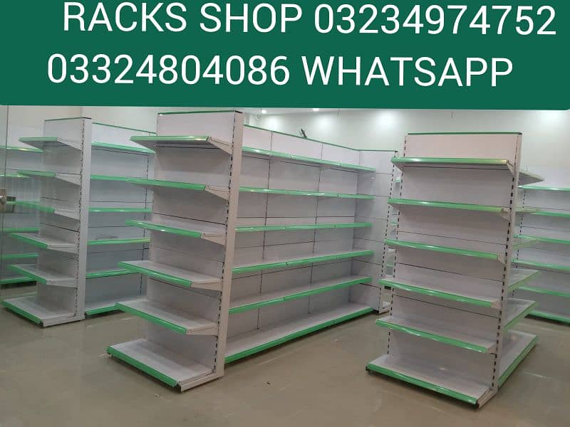 Store Racks/ wall rack/ Gondola Rack/ Cash Counter/ Trolleys/ Baskets 15