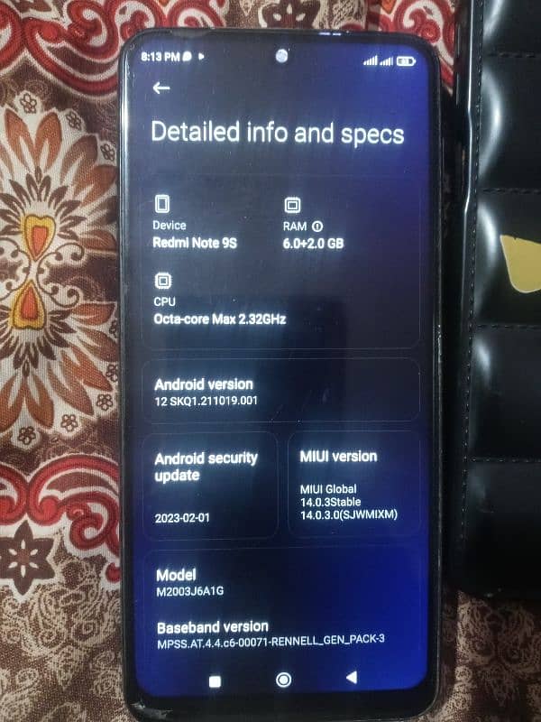 Redmi not 9s (8-128) 6