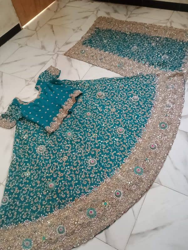 chiffon Bridal Sharara 13