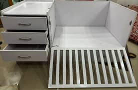 Baby Cot / Baby Bed with 4 Drawers and 2 Storages