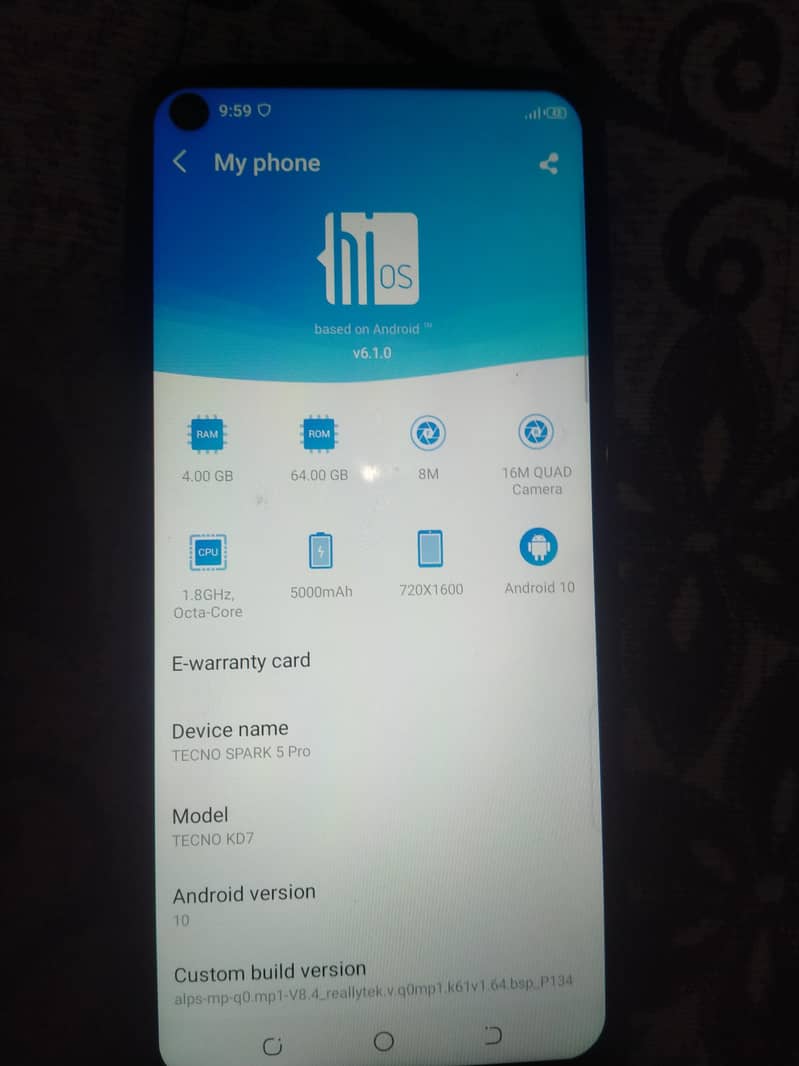 Tecno spark 5 pro 4/64 2