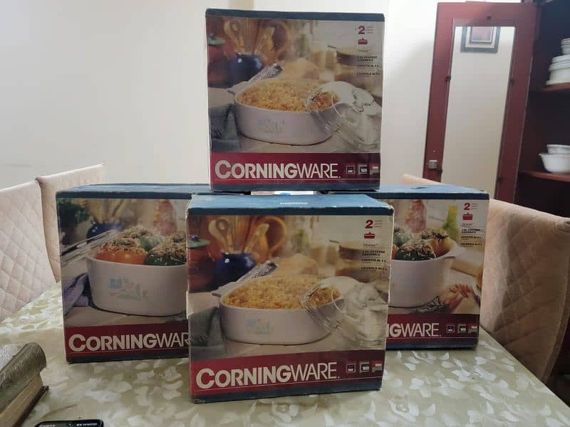 Corningware Serving and Baking dishes NEW 1