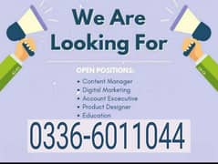 Hiring staff for Marketing advertisement office management