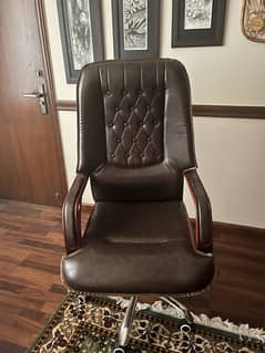 Genuine Leather | Boss Chair | Revolving Office Chair |Executive Chair