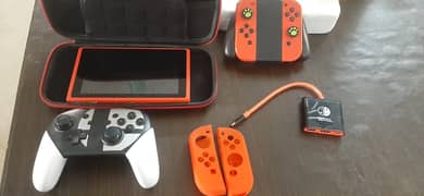 Nintendo switch with all accessories V2 Mario Edition ONE YEAR OLD