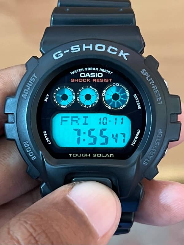 Casio G-Shock G-6900-1 TOUGH SOLAR 6