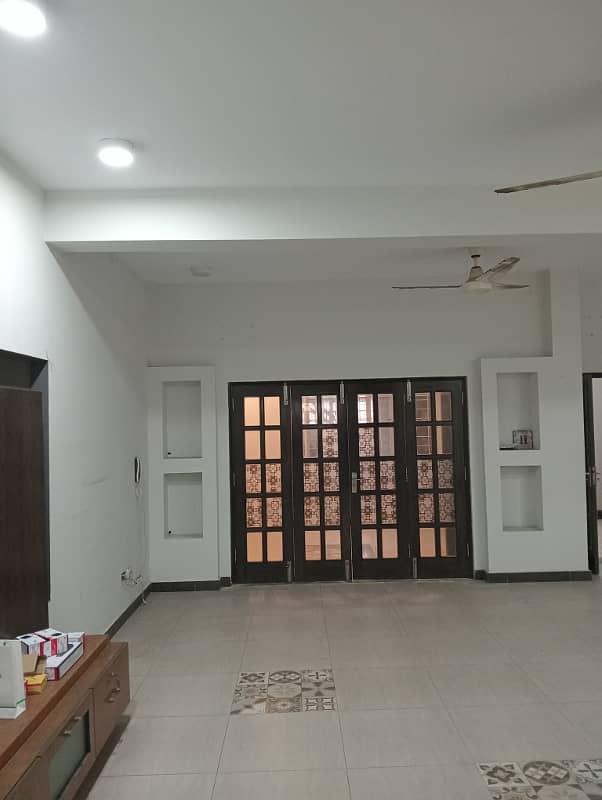 10marla 3beds DD TV lounge kitchen attached baths neat clean ground portion for rent in G 13 4 islamabad 2