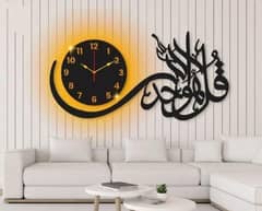 wall backlight clock in detacted