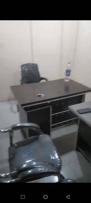 2 office table & chairs for sale 2