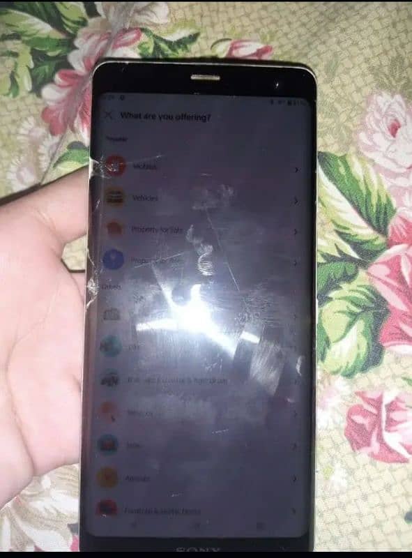 Sony xz3 hai front glass break hai or back break 2