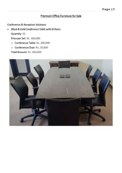 Conference Table/ Round Table/ Dining Table/ Office & Home Table