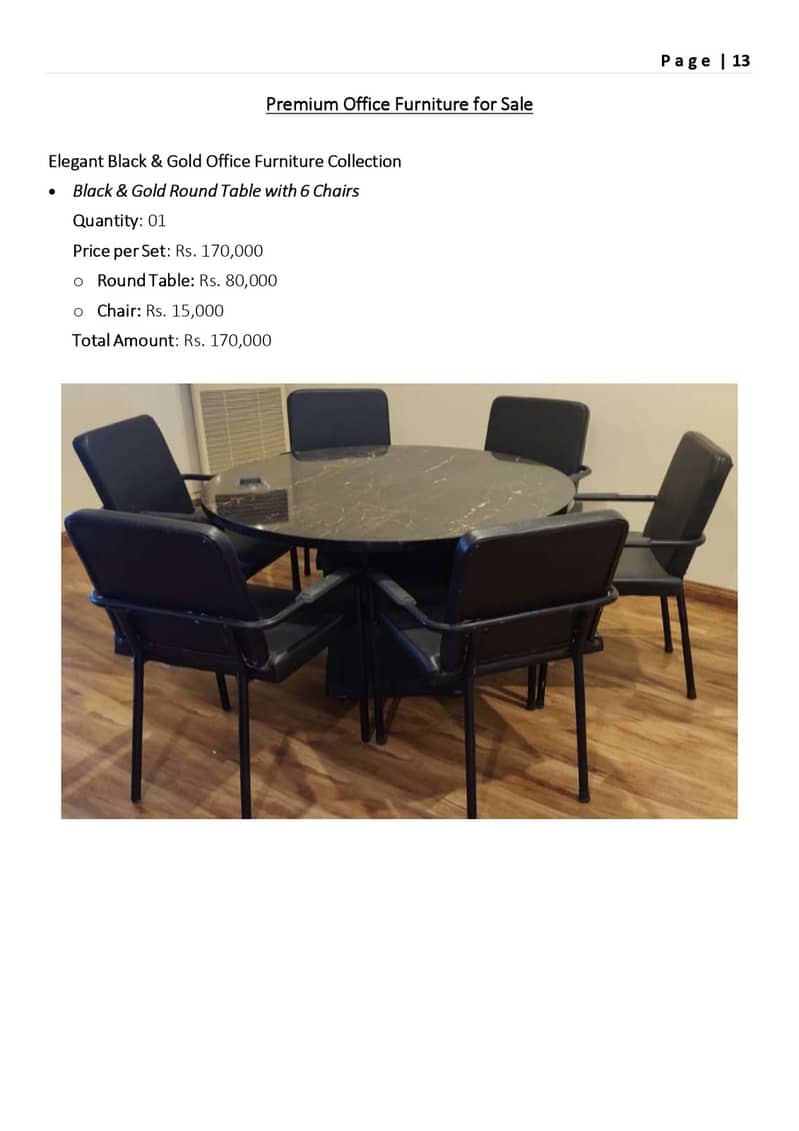 Conference Table/ Round Table/ Dining Table/ Office & Home Table 1