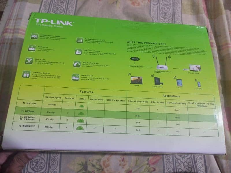 Tplink wifi Router Model TL-WR841N 3