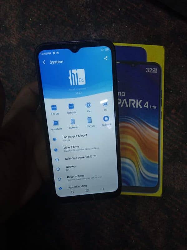 TECNO SPARK 4 LITE 2GB 32GB 0