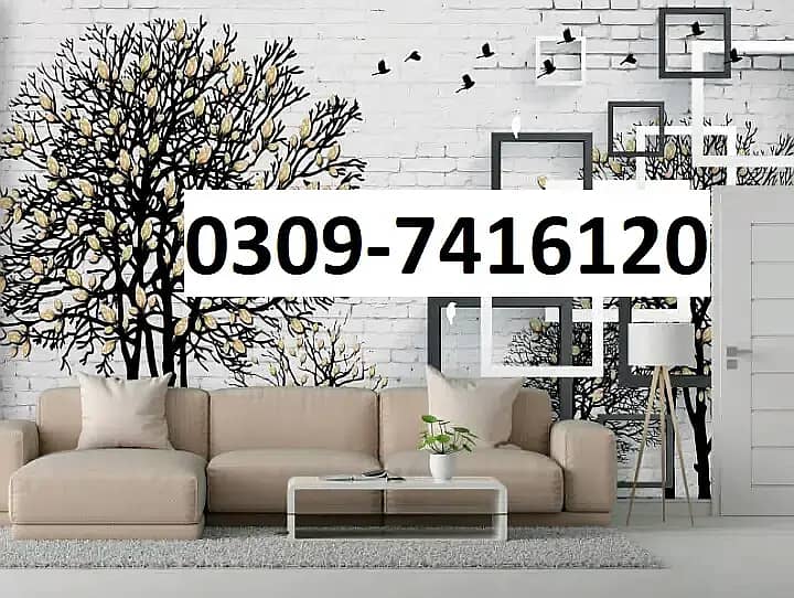 wall branding wallpapers | vinyl floor wooden floor | roller blinds 1