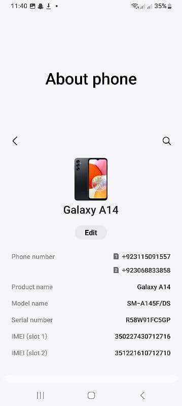 samsung a14 6 128 2