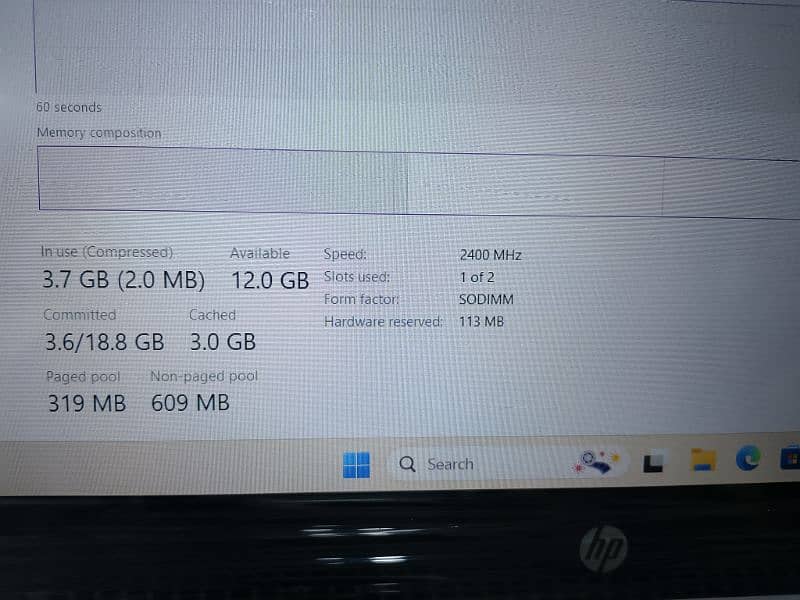 hp core i7 8 genration 16 Gb ram 256ssd 8