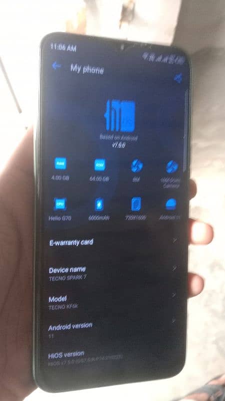 tecno spark 7 "64gb" "6000mah" battery condition 10/9 8