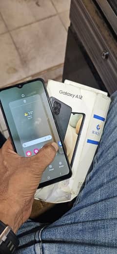 Samsung A12 New condition 4GB 128GB Seald complete saman Pta approved