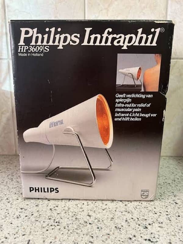 pain relief Philips infrared lamp made in Holland 1