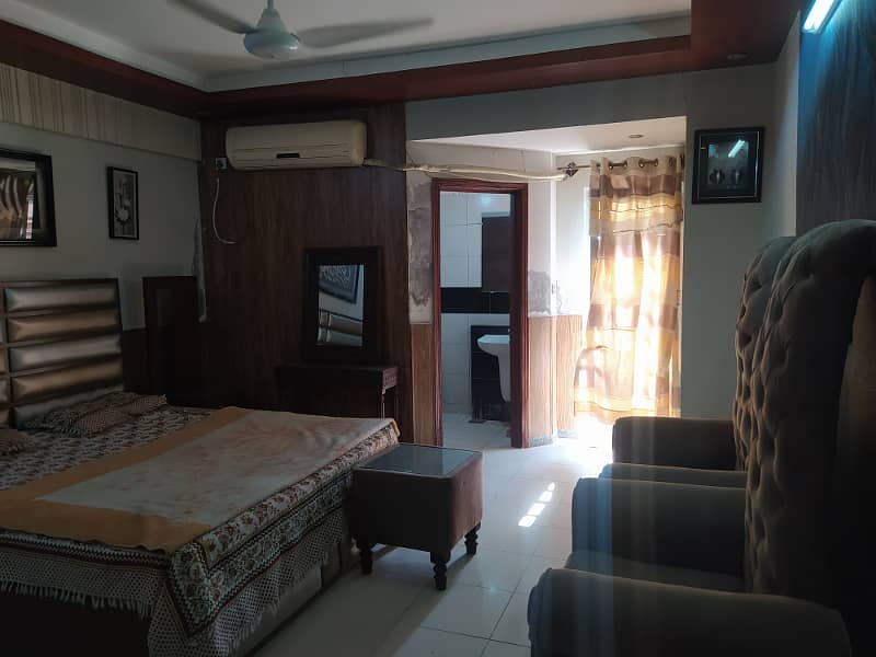 Fully Furnished 2 Bedroom Luxury Apartment for Rent in QJ Heights, Bahria Town Islamabad 5