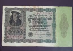 german old paper mony antique