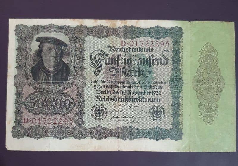 german old paper mony antique 0