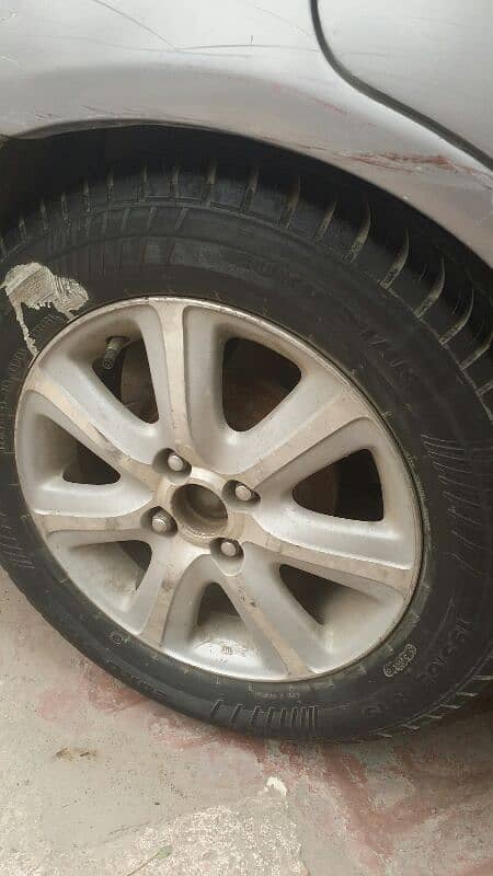 4 tyres R 15. tubeless. . . 195_65_R_15.  Honda  city 0