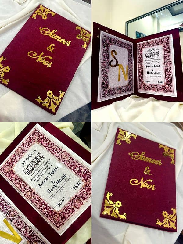 Customised Nikah Booklet|Customised Gift|Customised Wedding Gift 2