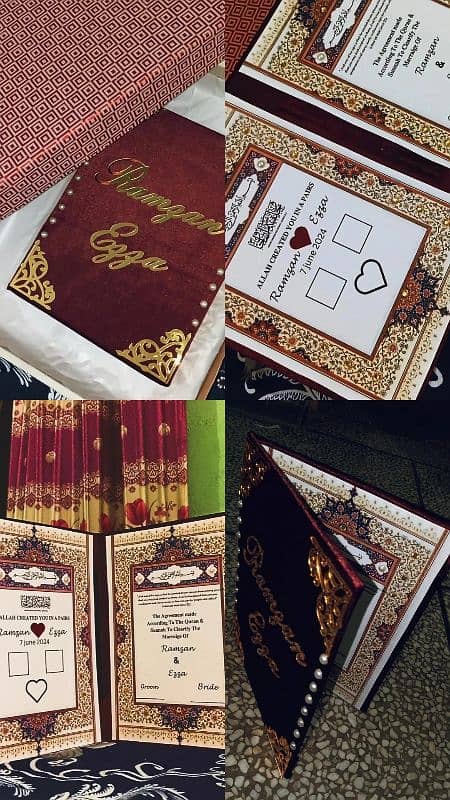 Customised Nikah Booklet|Customised Gift|Customised Wedding Gift 4