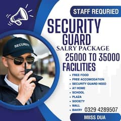 Security guard jobs Home/Office/School /Resturant/Bakry/Factory