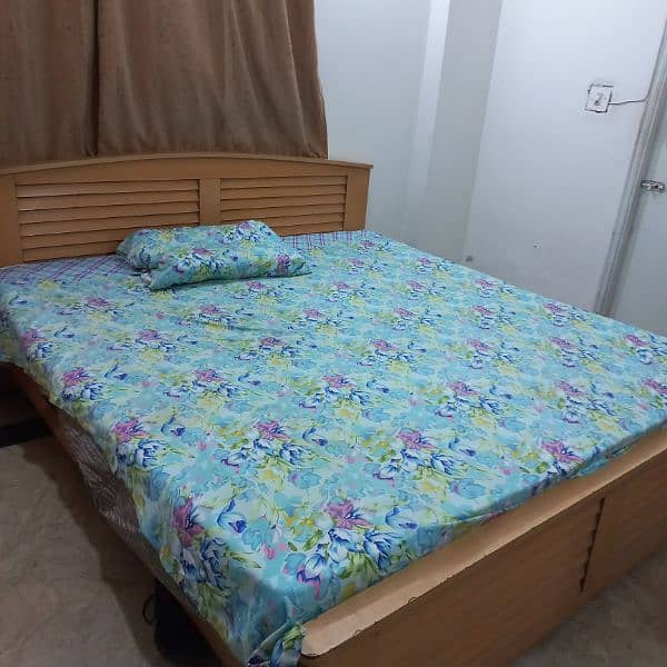 wooden King size bed 5