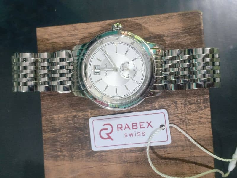 RABEX unique Swiss stainless steel watch 1