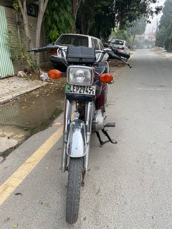 Honda CG125 Red 14B Dec 4