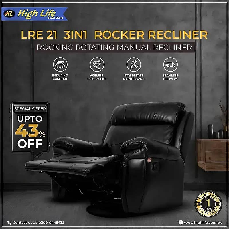 HIGH LIFE | RECLINER SOFA| Pakistan’s Best Recliner Sofas 4