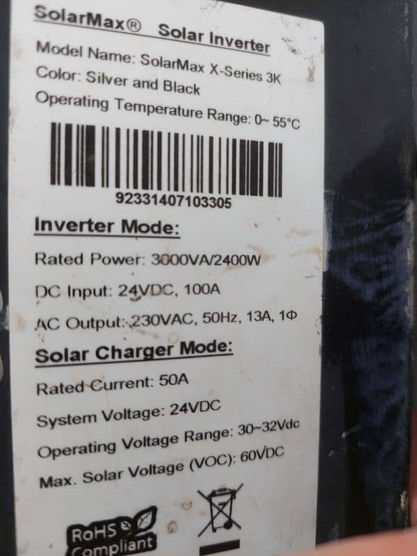 solar max 3kw inverter for sale. 1