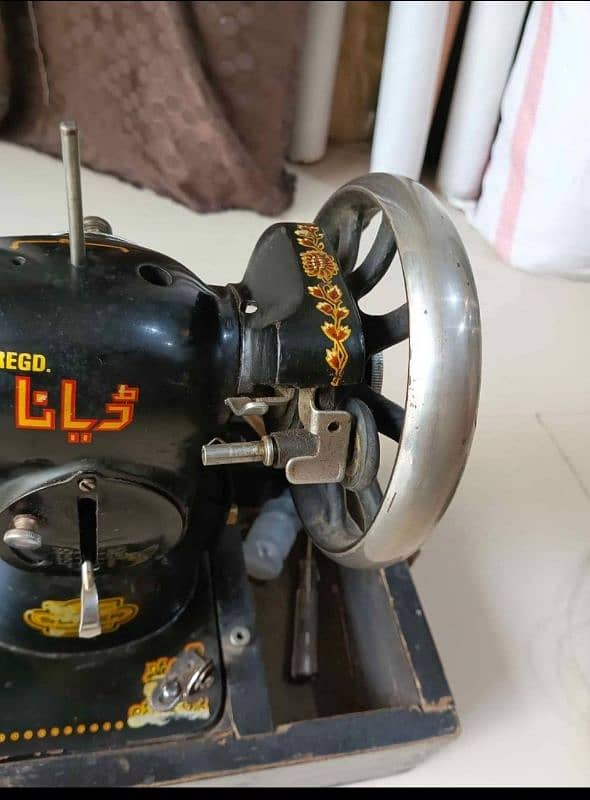 sewing machine running condition. 5