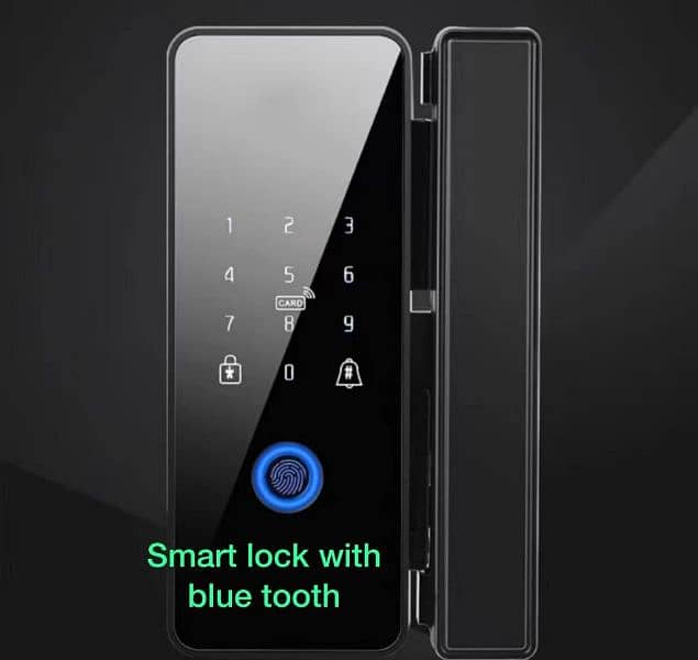 smart lock fingerprint password card digital door lock access control 2