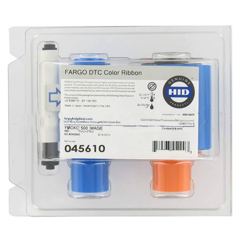 FARGO HDP Printer Color Ribbon 084051 - 500 Prints 0