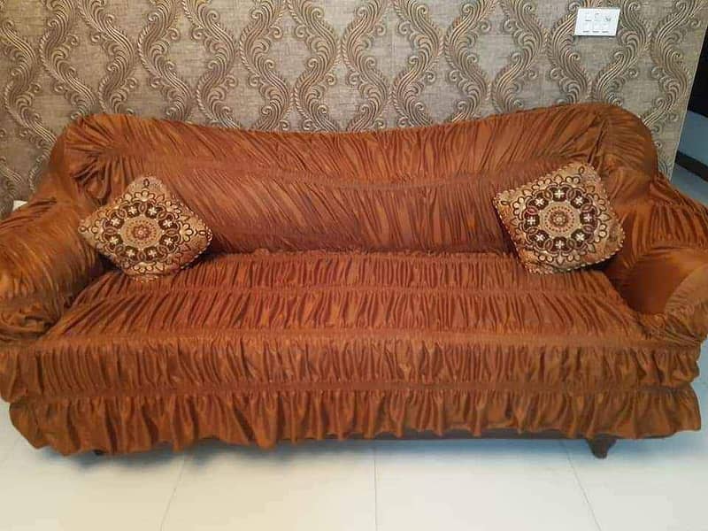 Sofa covers Jursy Silk Elastic Sofa covers 1 Seater, 2 Seater, 3 Seat 17